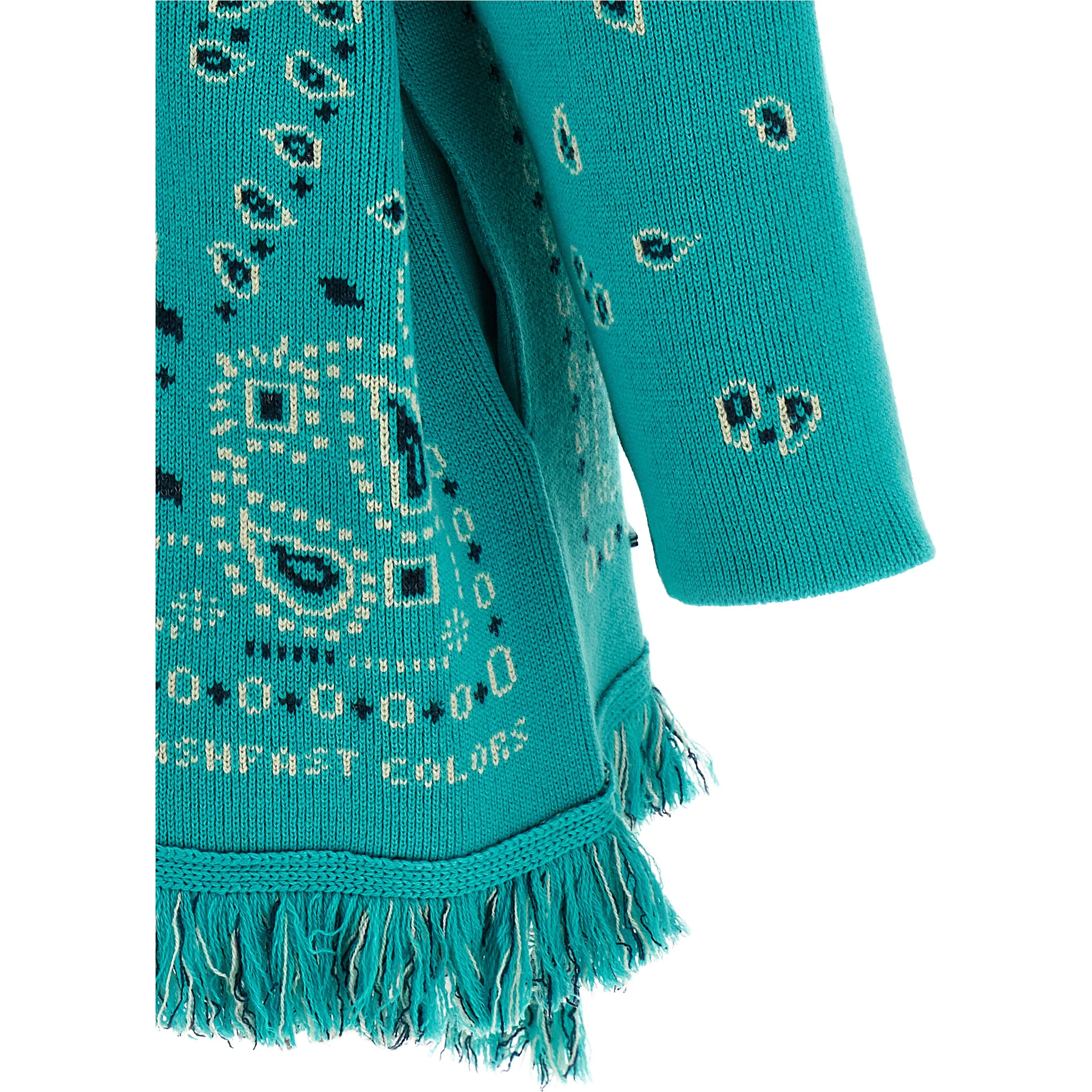 Blue Cashmere Cardigan