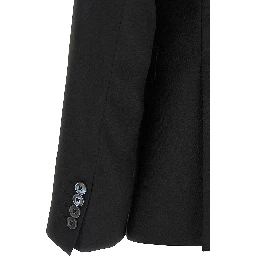 Black Wool Two-Piece Suit