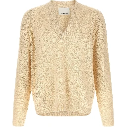Beige Cotton Cardigan