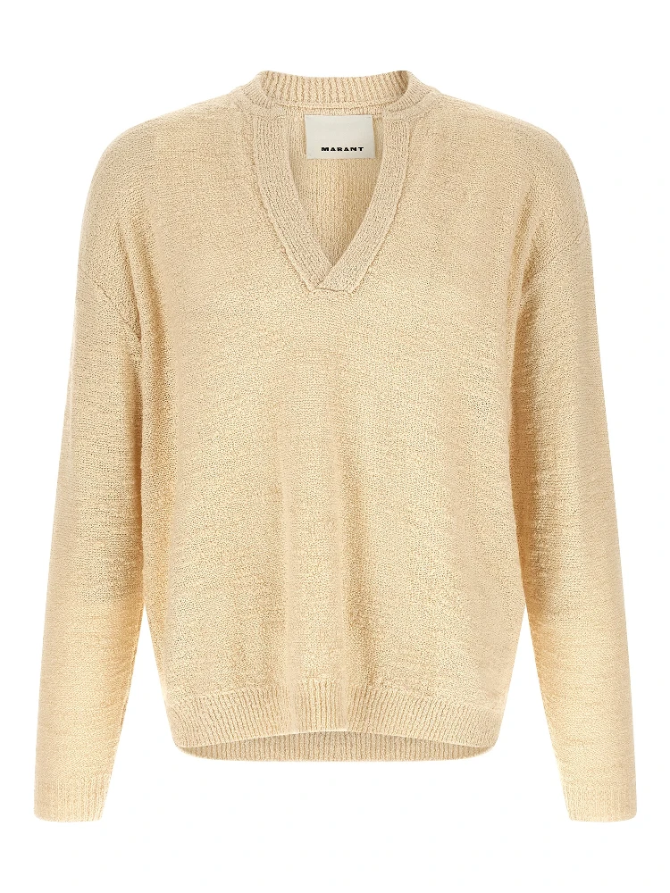 Beige Cotton Cardigan