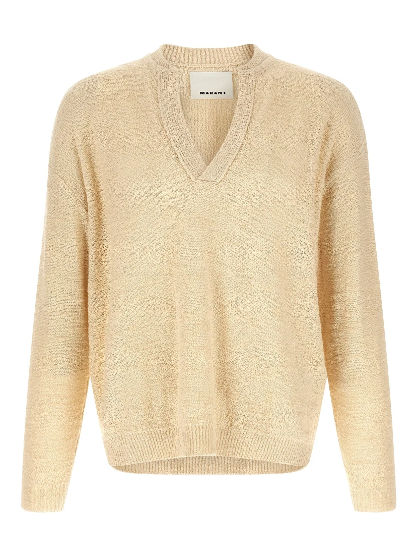 Beige Cotton Cardigan