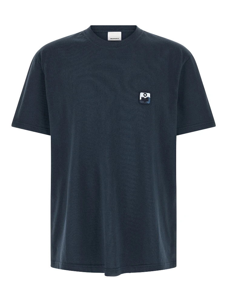 Blue Cotton T-Shirt