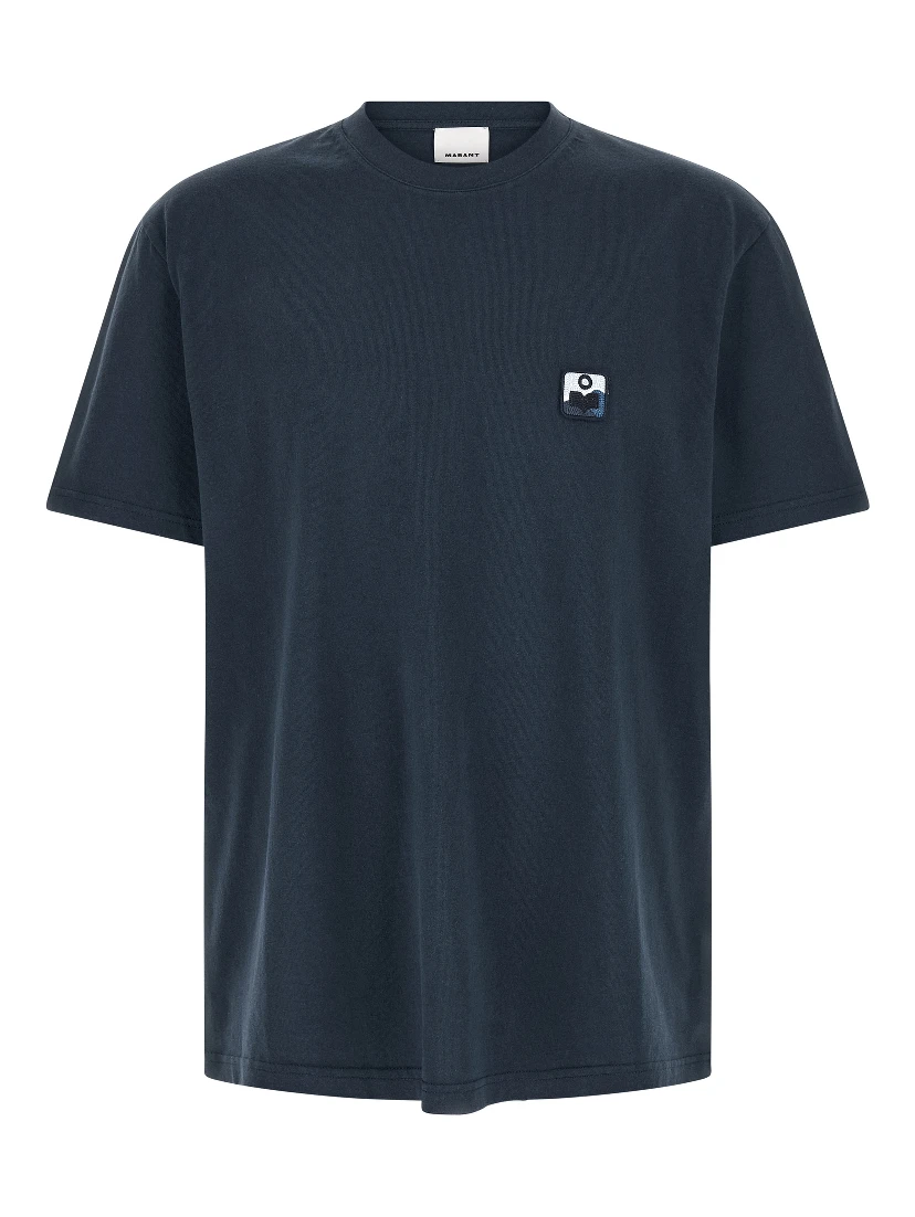 Blue Cotton T-Shirt