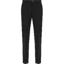 Black Wool Two-Piece Suit