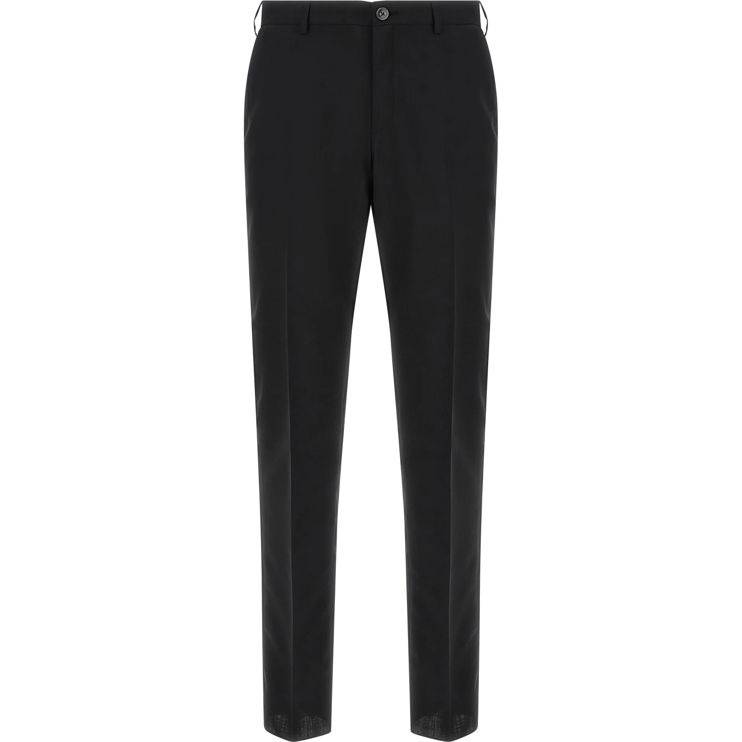Black Wool Two-Piece Suit