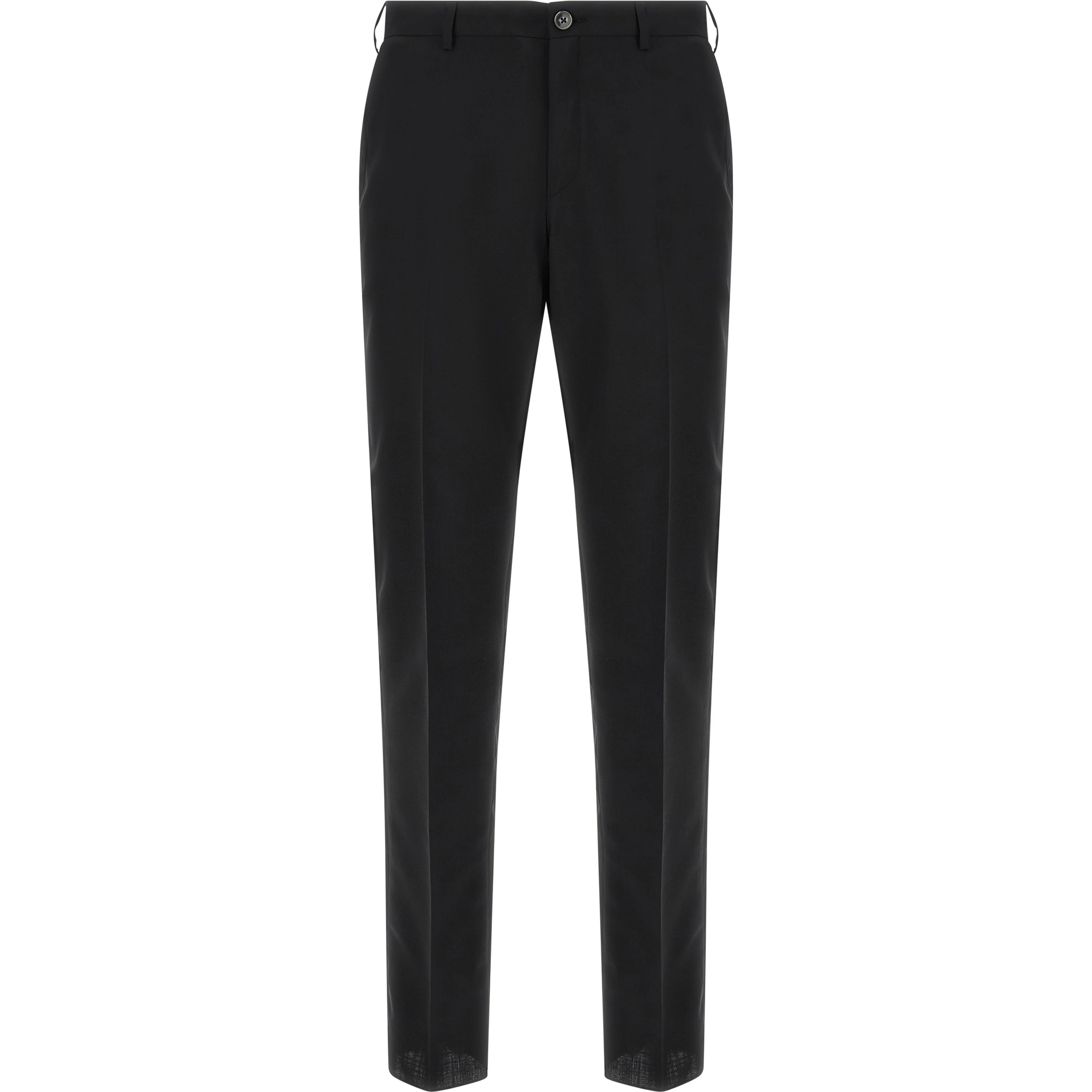 Black Wool Two-Piece Suit