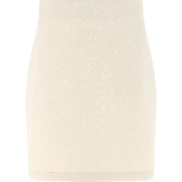 Beige Modal Long Skirt