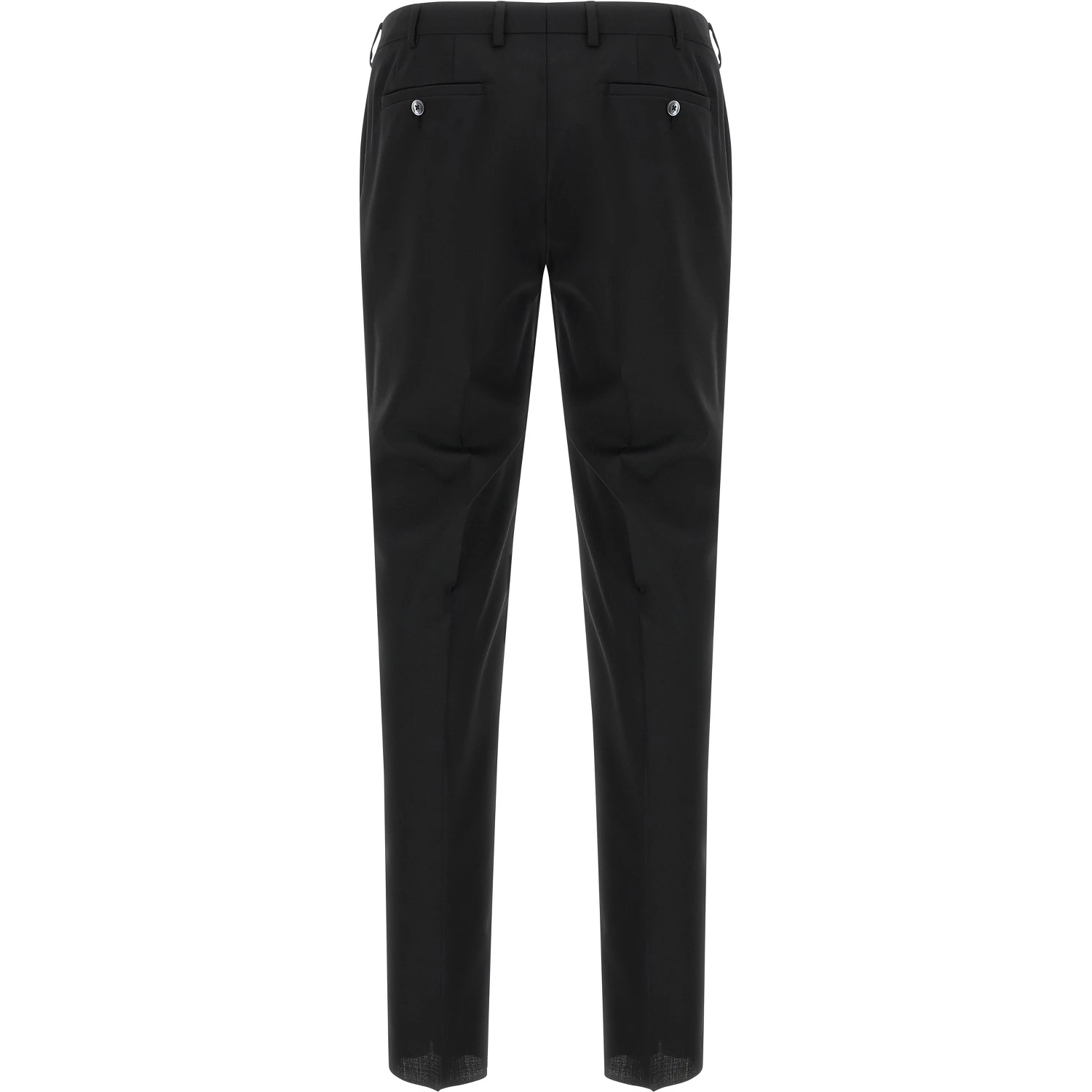 Black Wool Two-Piece Suit
