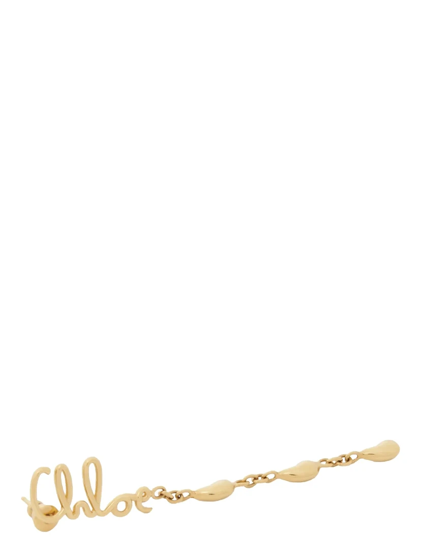 Gold Brass Earrings