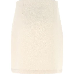 Beige Modal Long Skirt