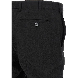 Black Wool Two-Piece Suit
