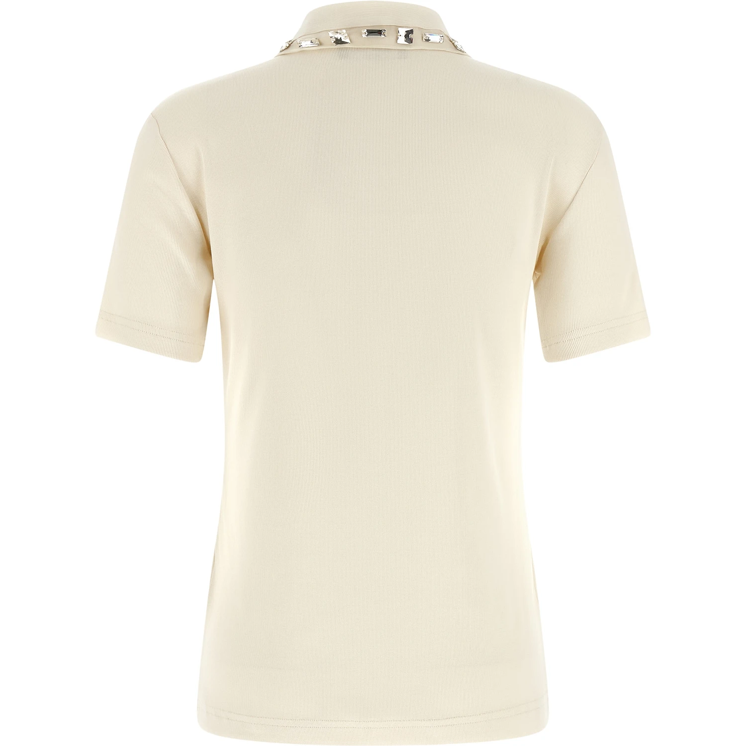 Beige Cotton Polo Shirt
