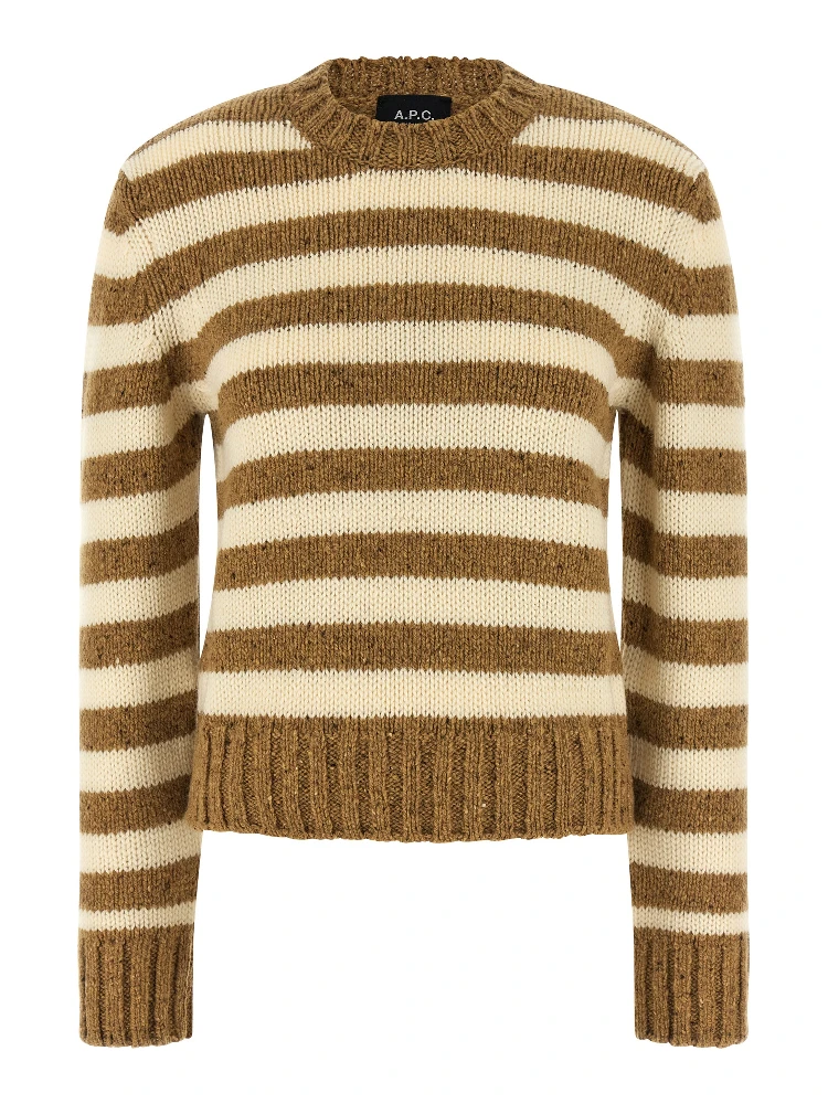 Brown Virgin Wool Cardigan