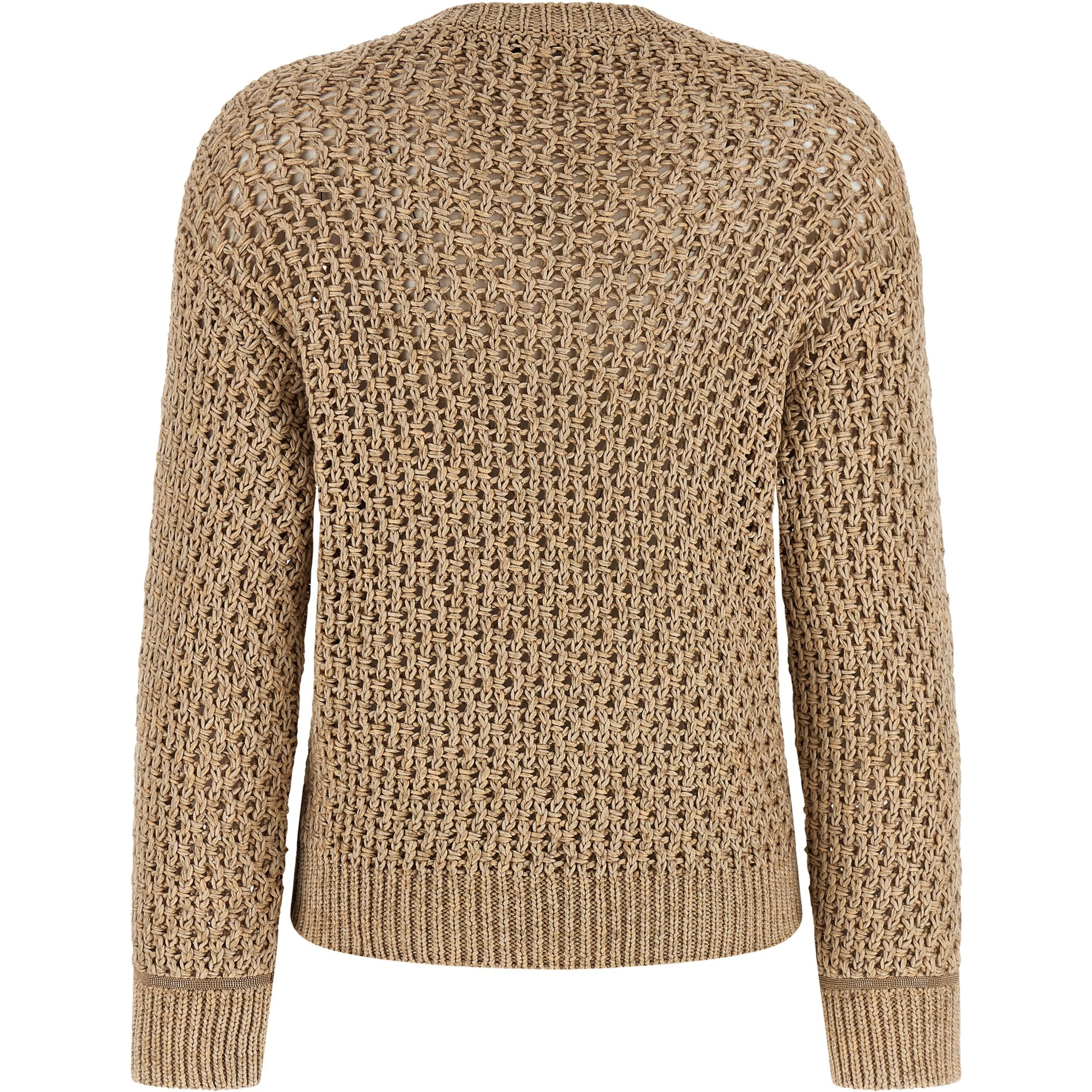 Brown Cotton Cardigan