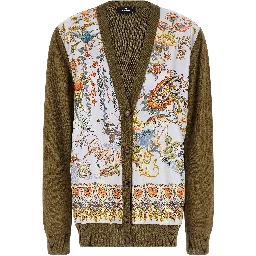 Bicolor Cotton Cardigan