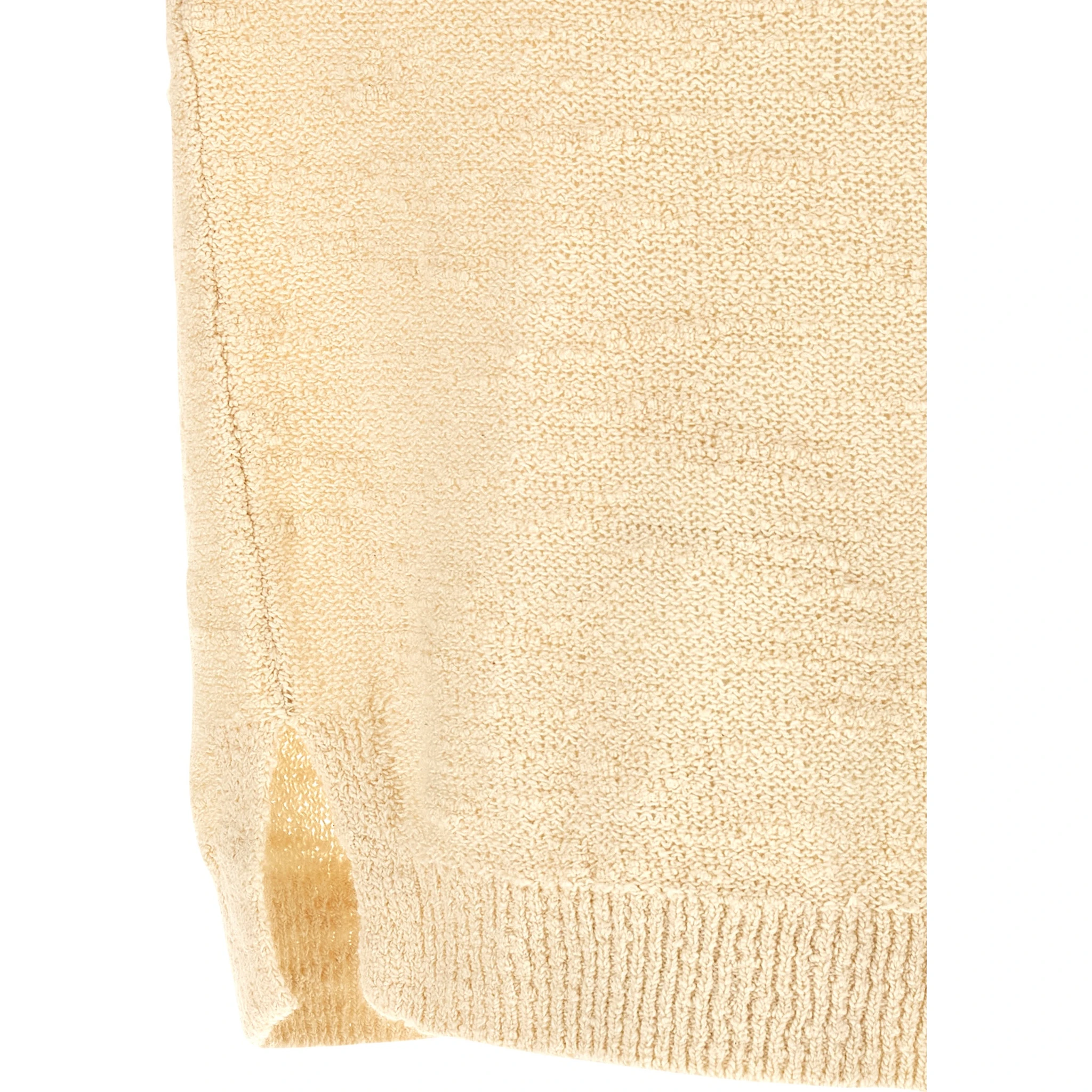 Beige Cotton Cardigan