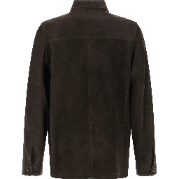 Brown Lamb Leather Leather Jacket
