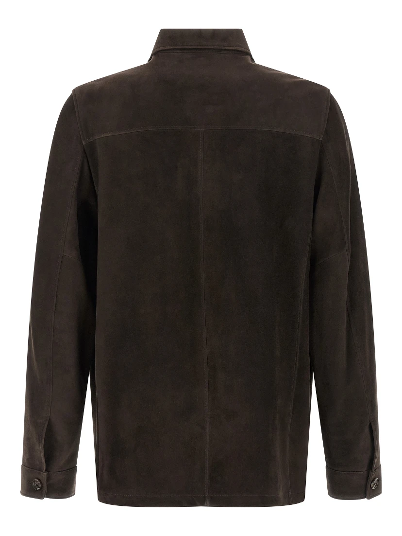 Brown Lamb Leather Leather Jacket