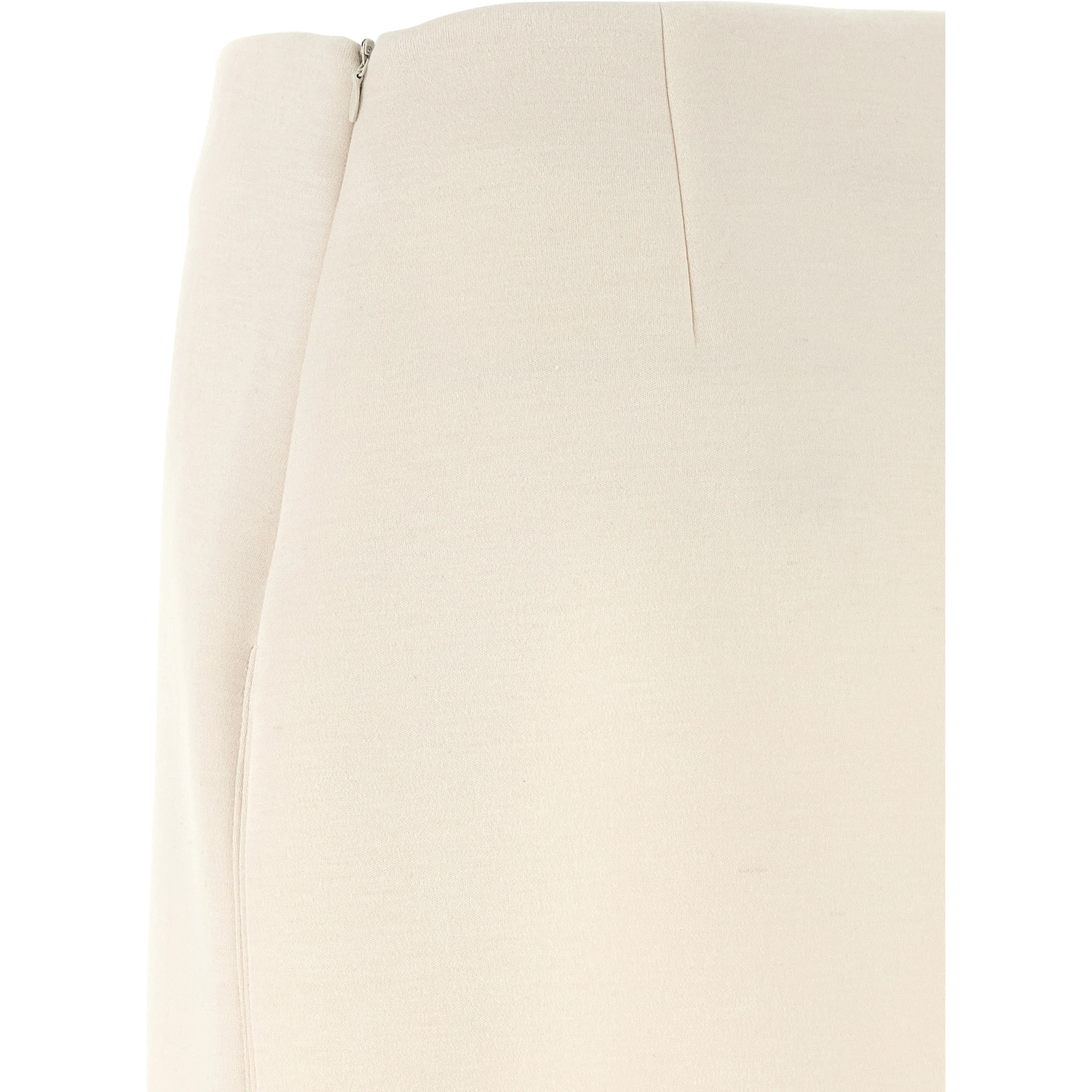 Beige Modal Long Skirt