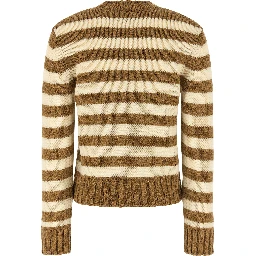 Brown Virgin Wool Cardigan