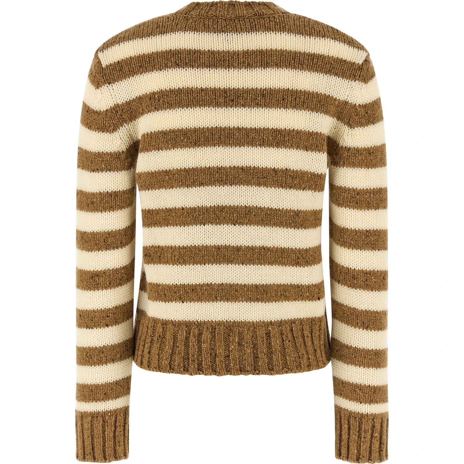 Brown Virgin Wool Cardigan