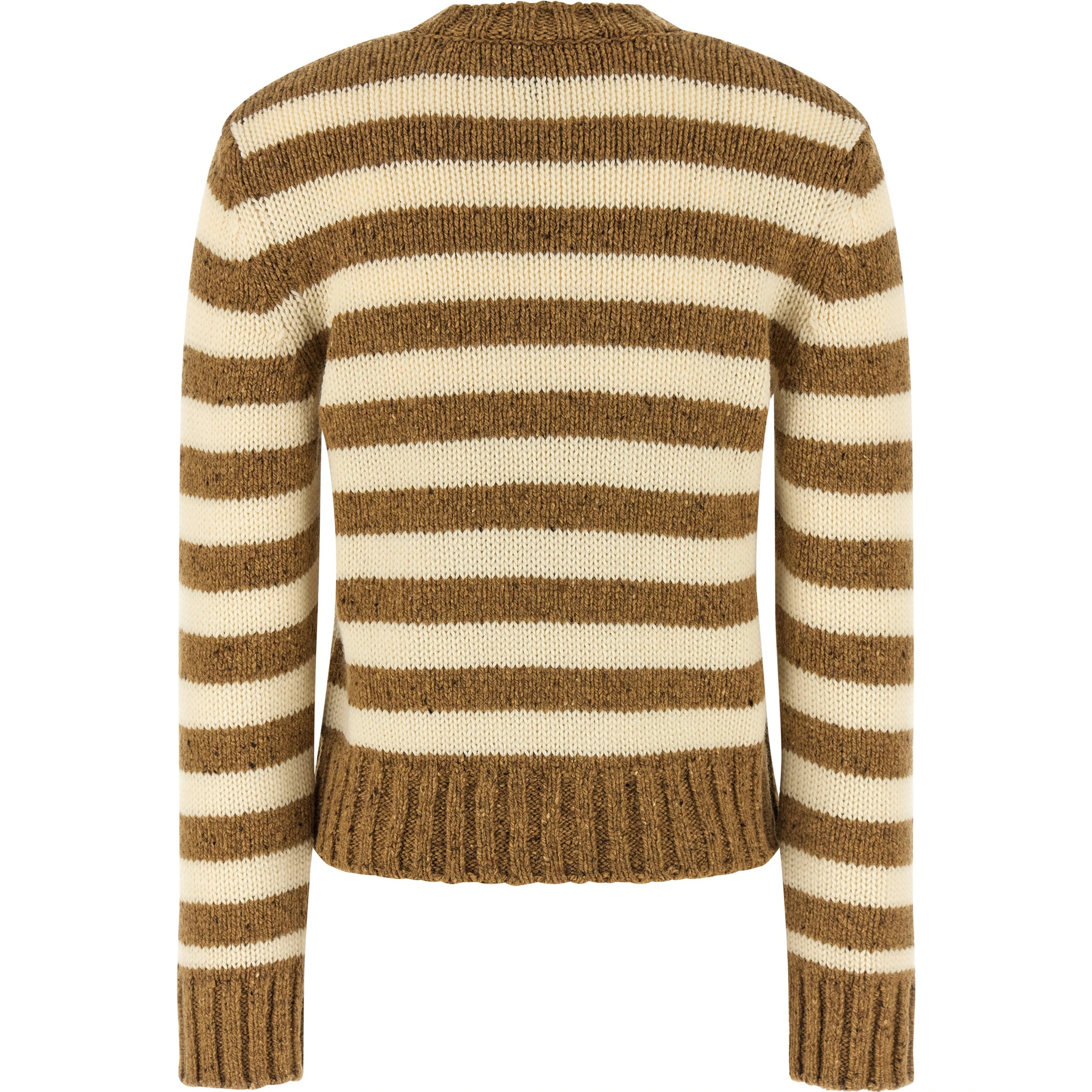 Brown Virgin Wool Cardigan