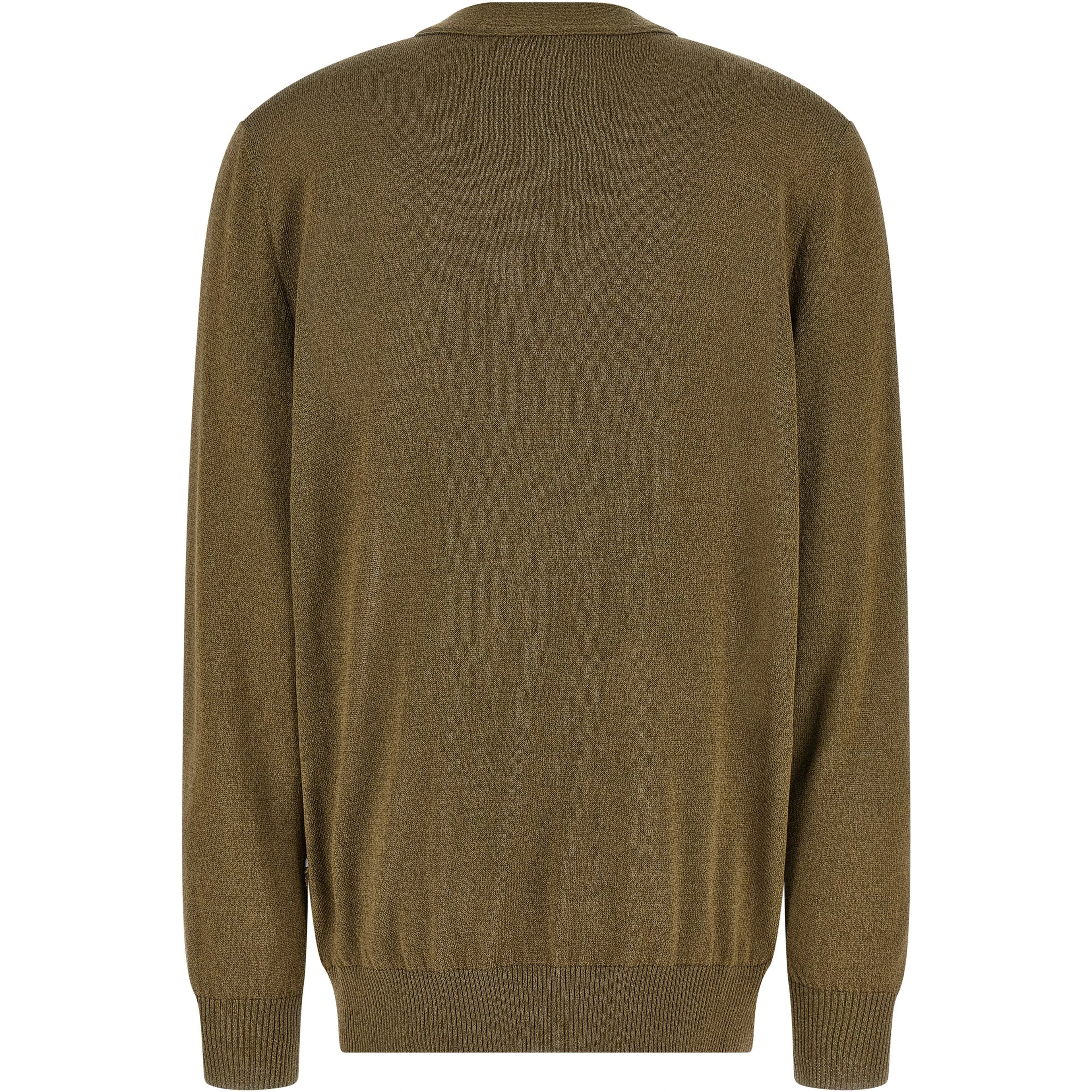 Bicolor Cotton Cardigan