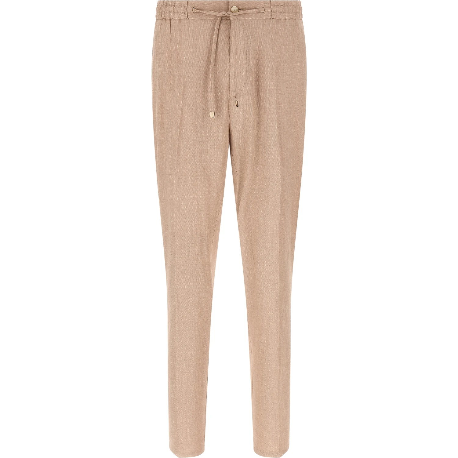 Beige Linen Joggers (Workout Pants)