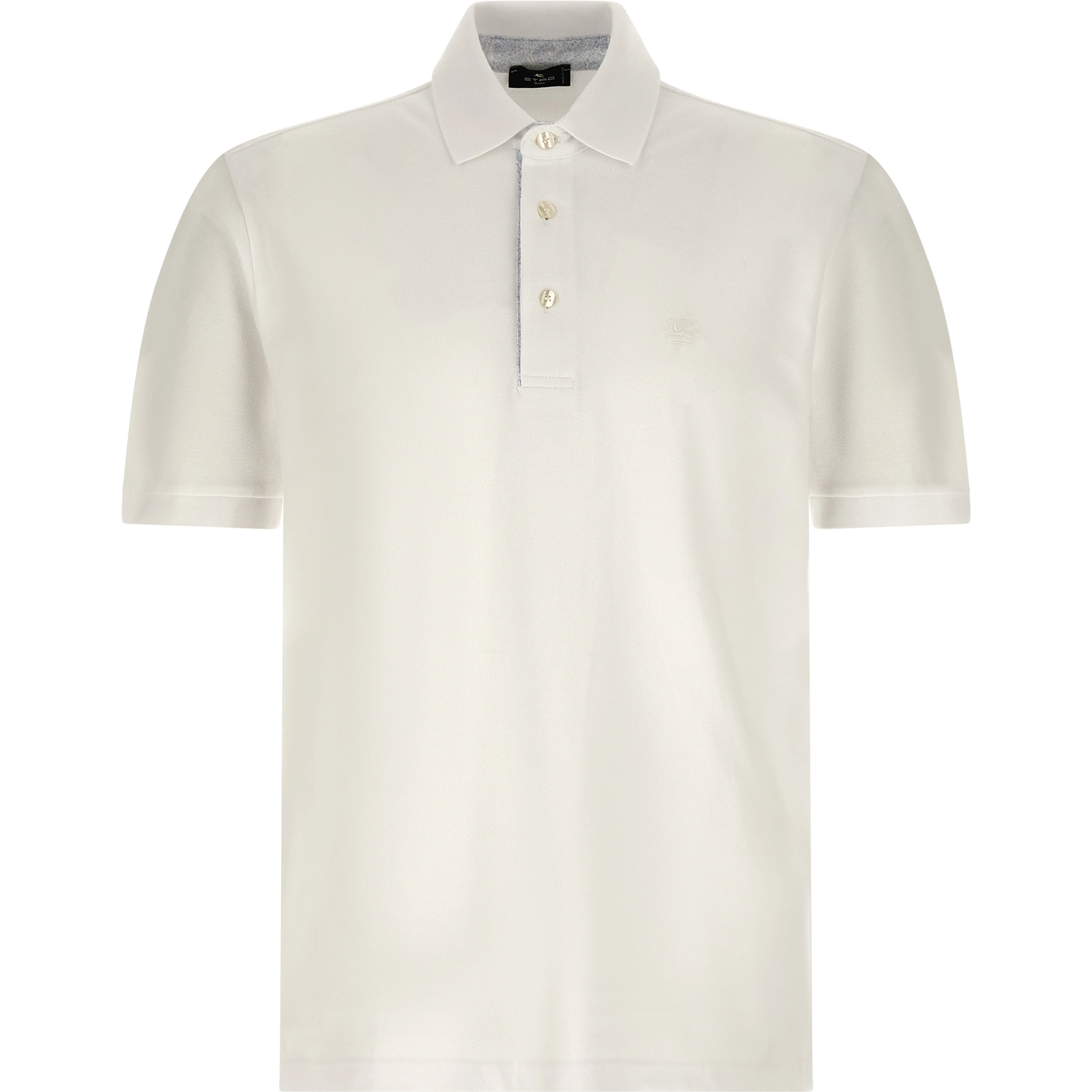 White Cotton Polo Shirt