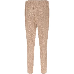 Beige Linen Joggers (Workout Pants)