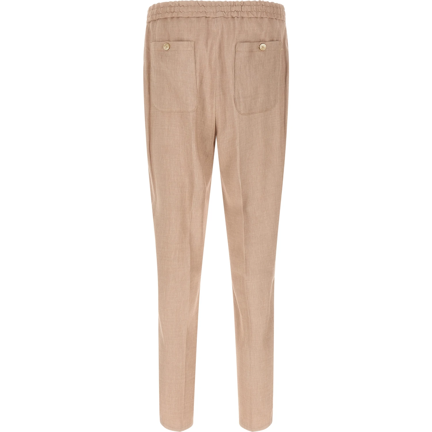 Beige Linen Joggers (Workout Pants)