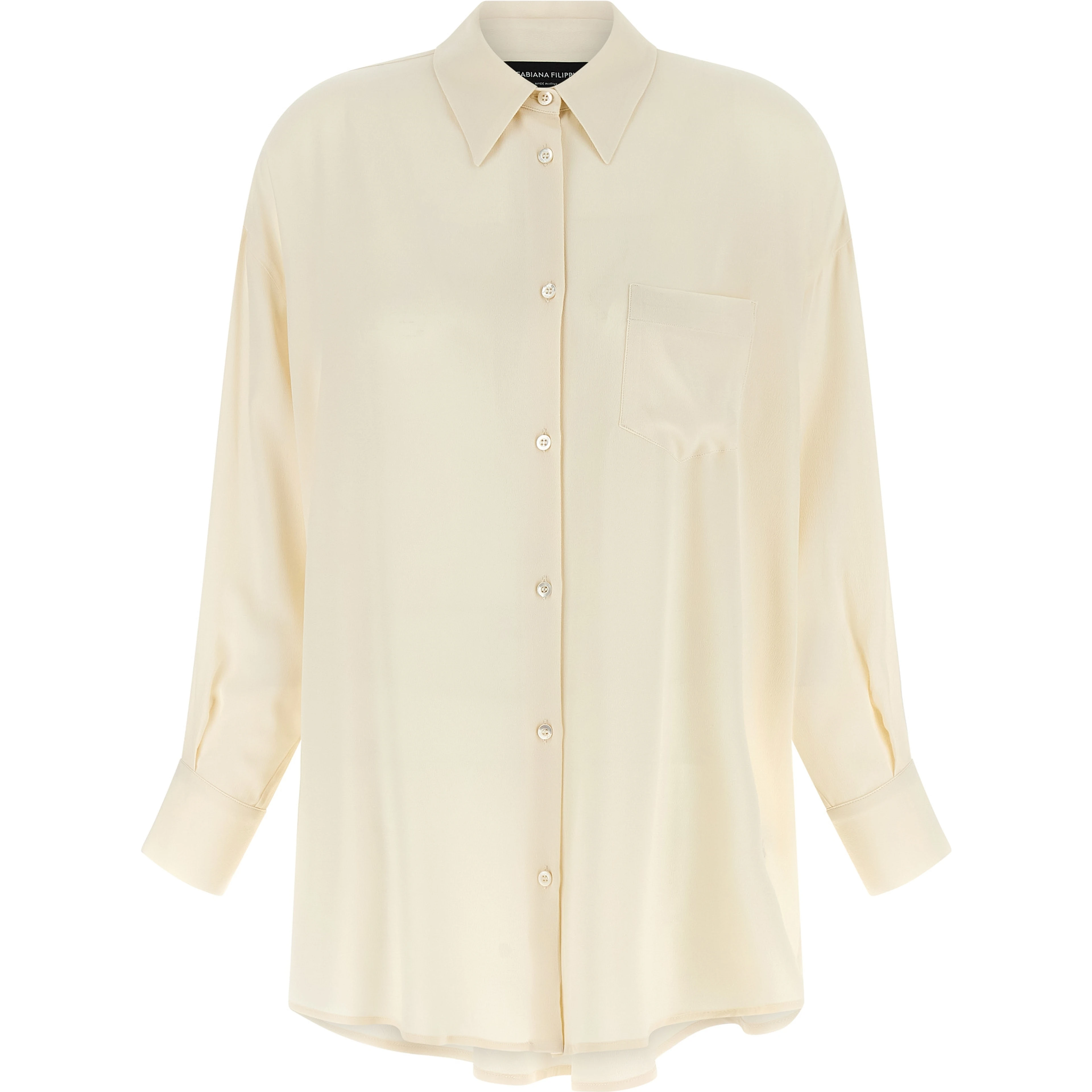 Beige Acetate Blouse
