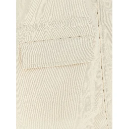 Beige Cotton Sleeveless Jacket