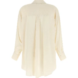 Beige Acetate Blouse