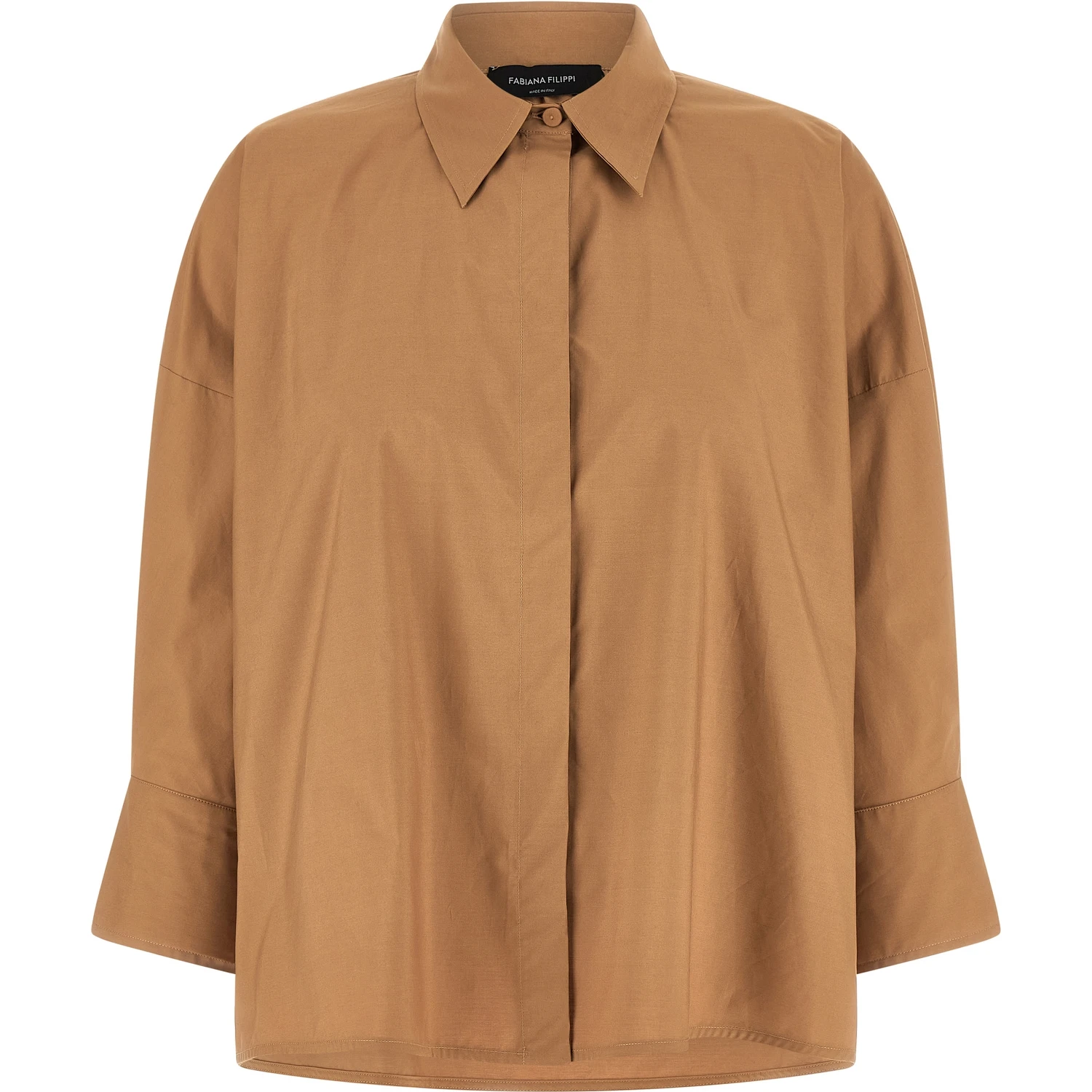 Brown Cotton Blouse