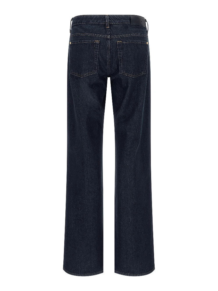 Blue Cotton Straight-Leg Jeans alternative