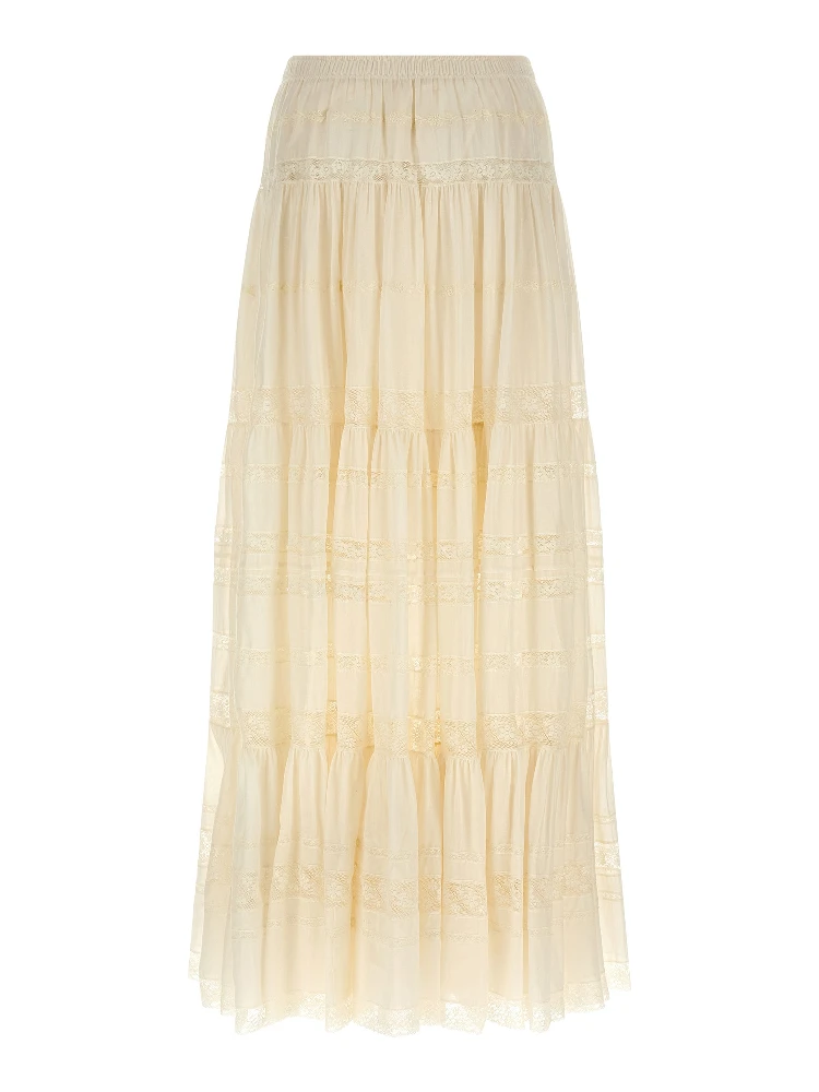 White Cotton Mini Skirt alternative