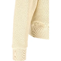 Beige Cotton Sweatshirt
