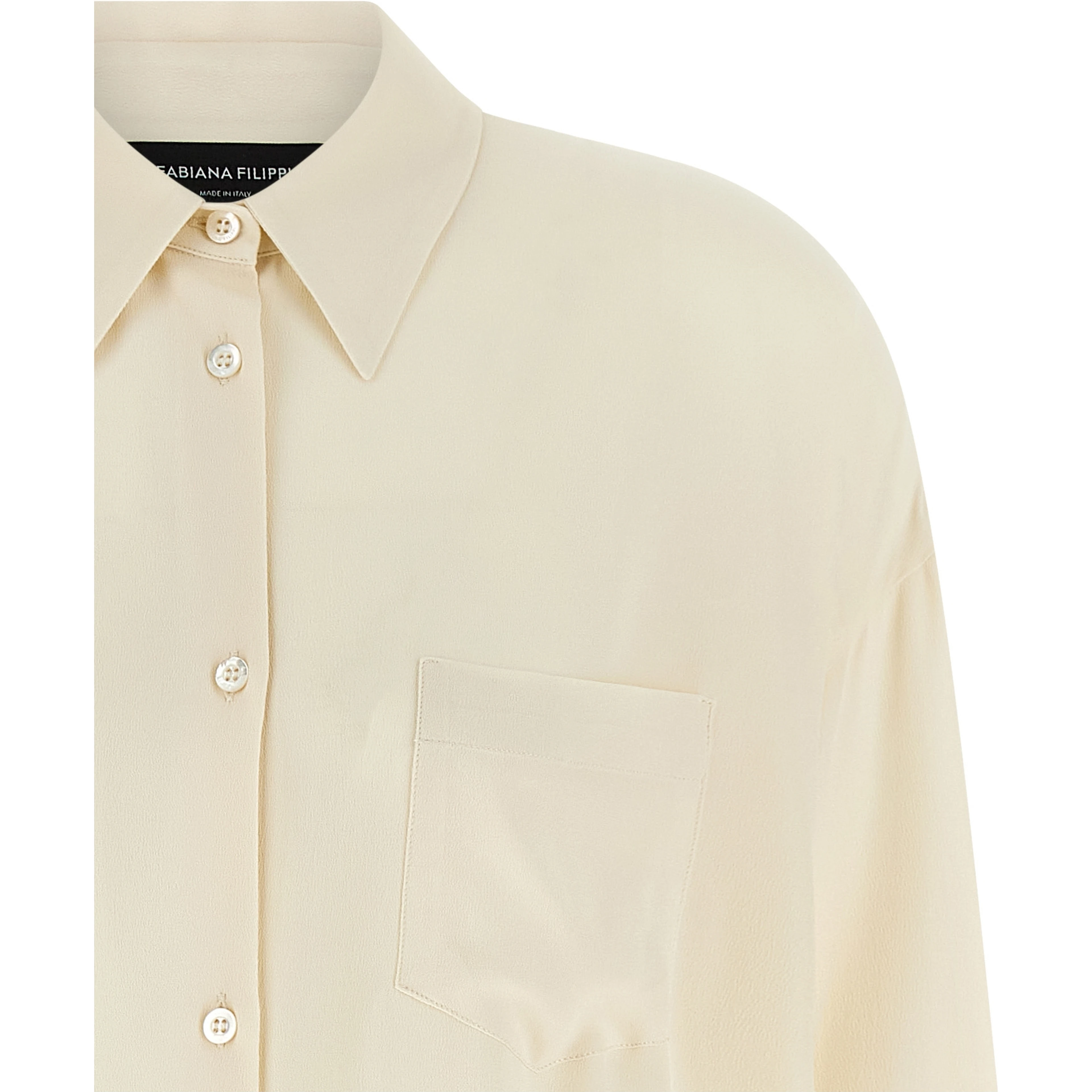 Beige Acetate Blouse