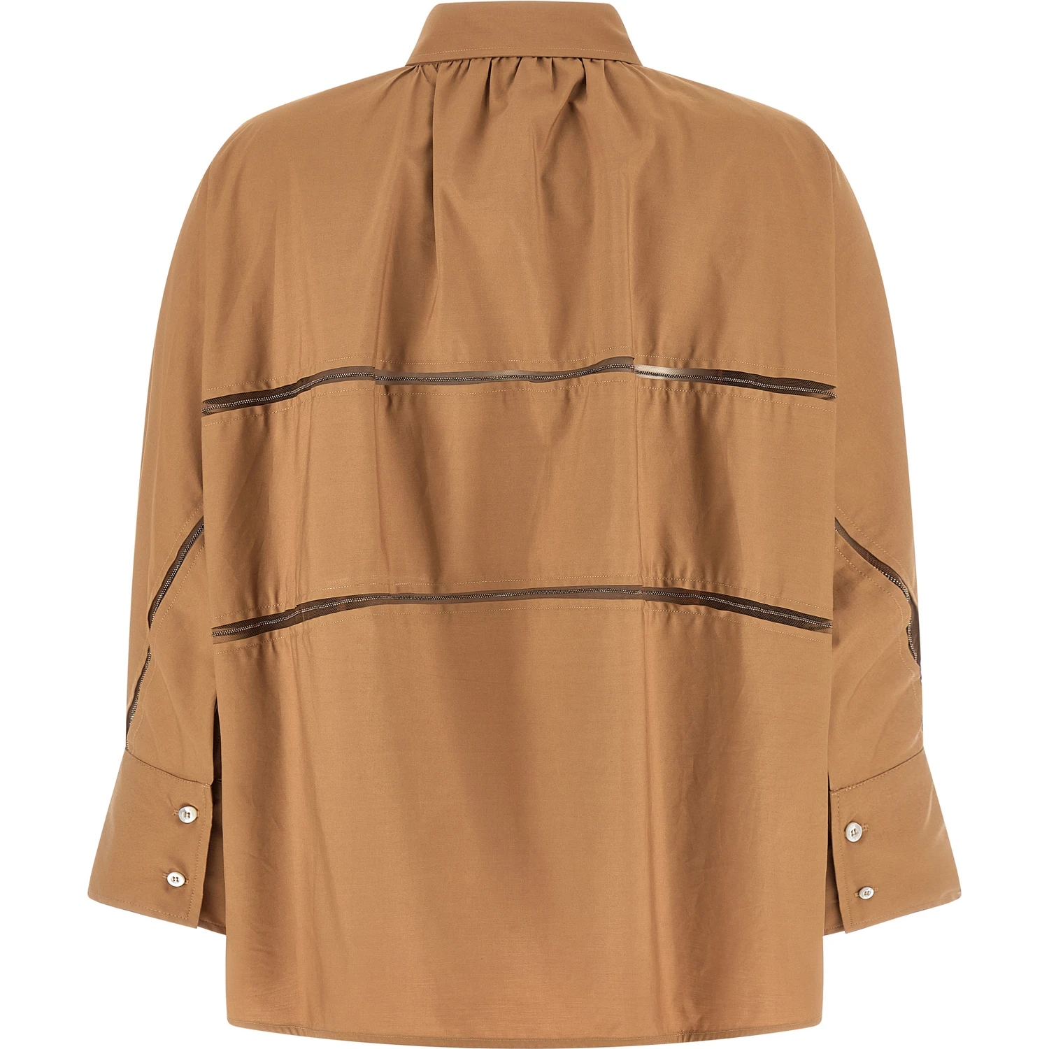 Brown Cotton Blouse