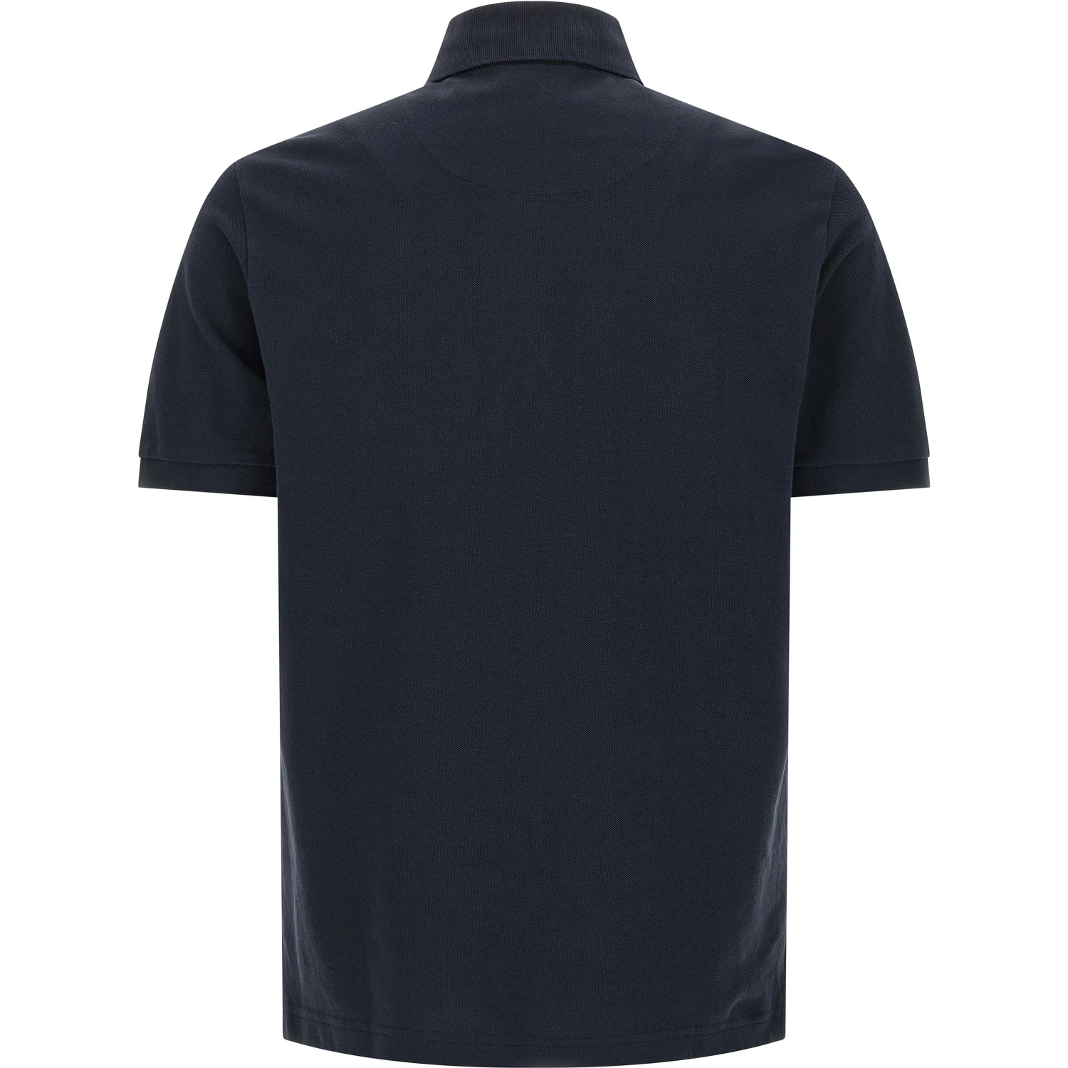 Blue Cotton Polo Shirt
