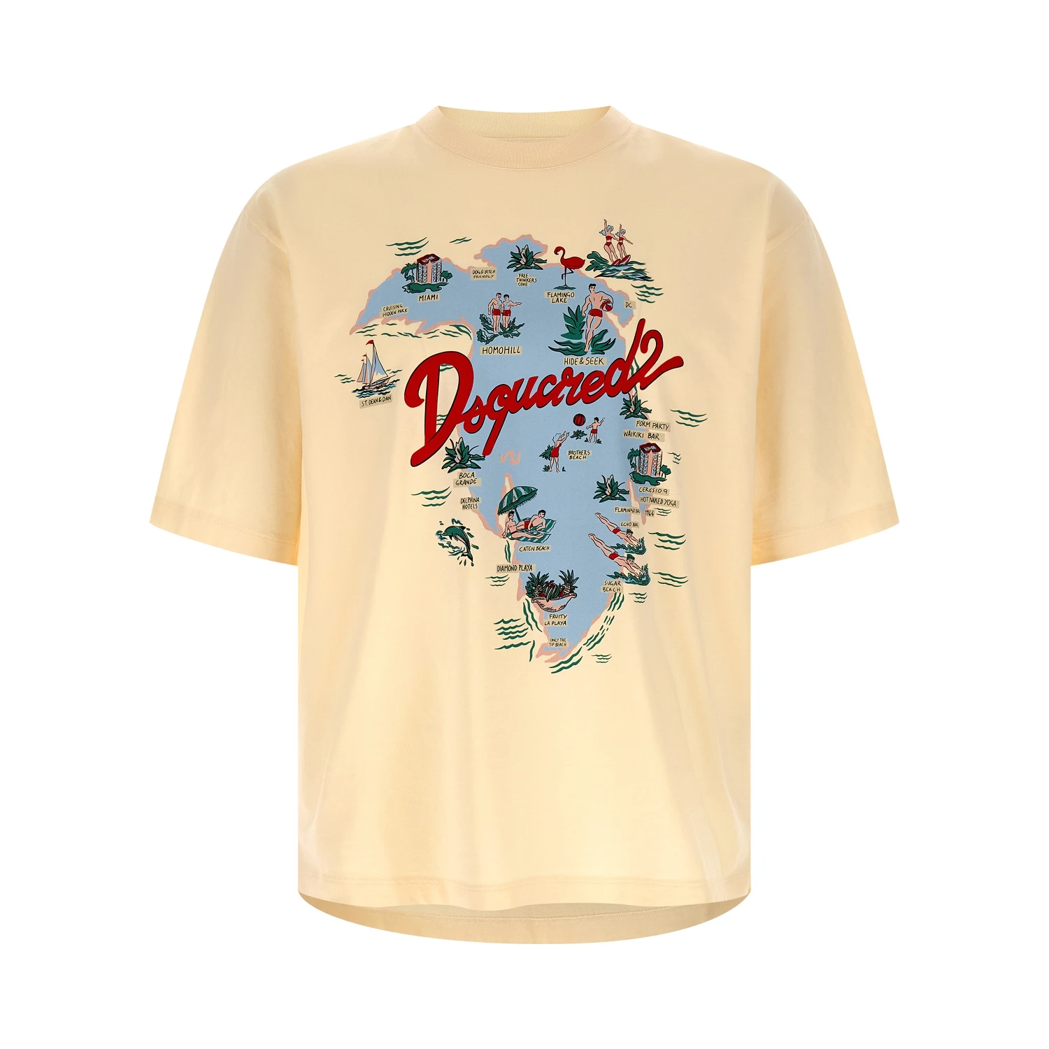 Beige Cotton T-Shirt