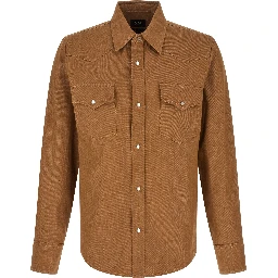 Brown Cotton Blouse