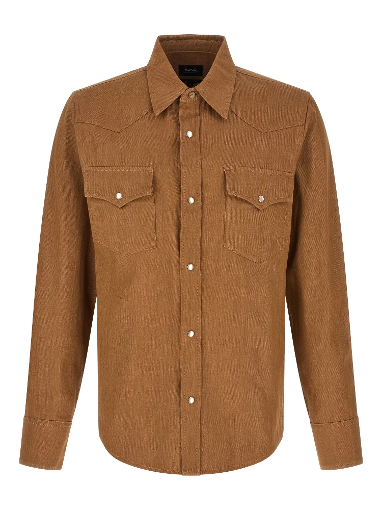 Brown Cotton Blouse
