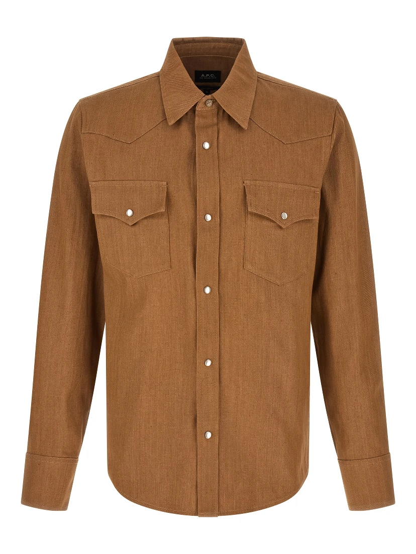 Brown Cotton Blouse