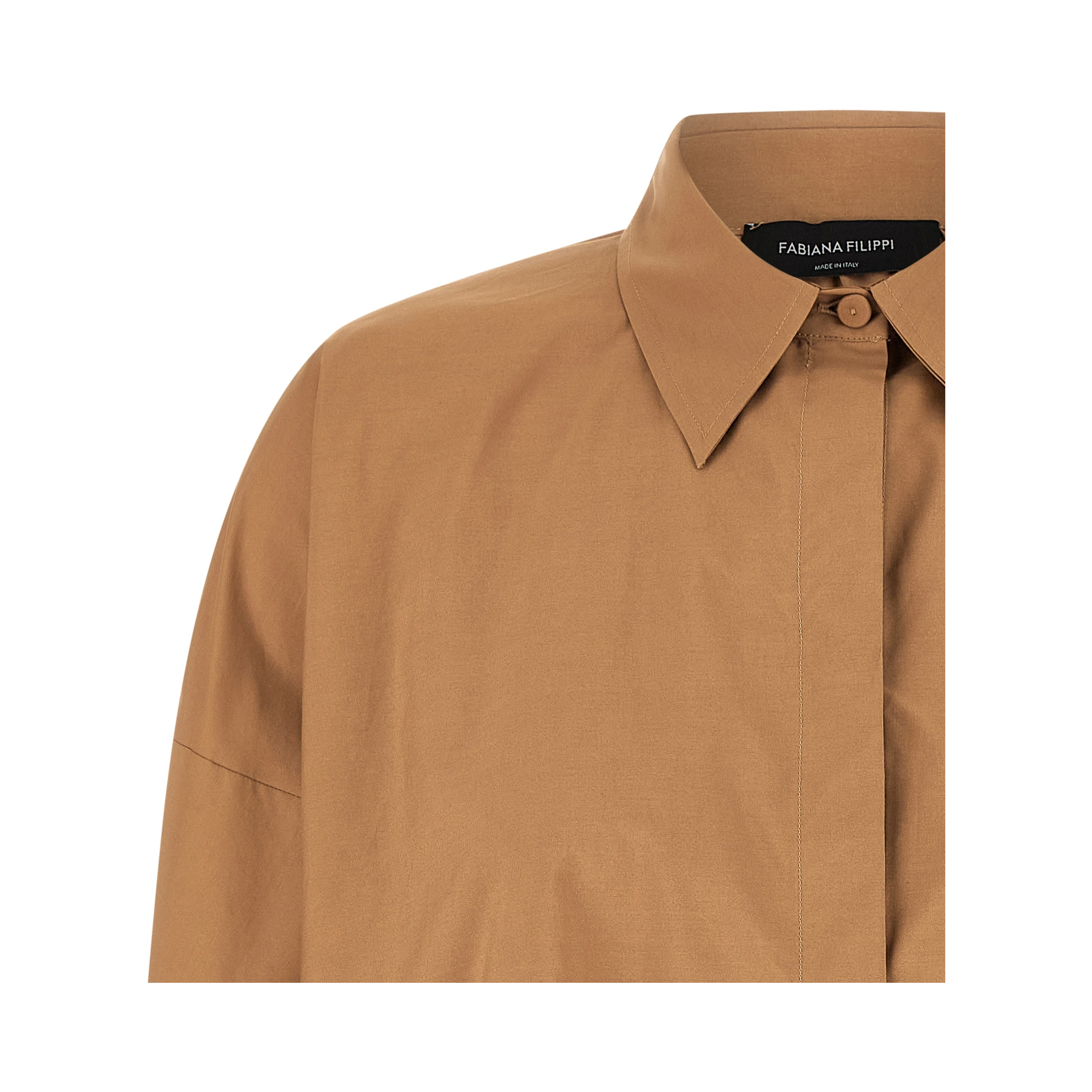 Brown Cotton Blouse