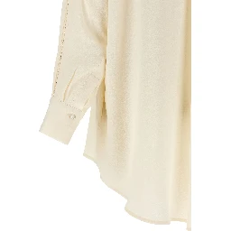 Beige Acetate Blouse