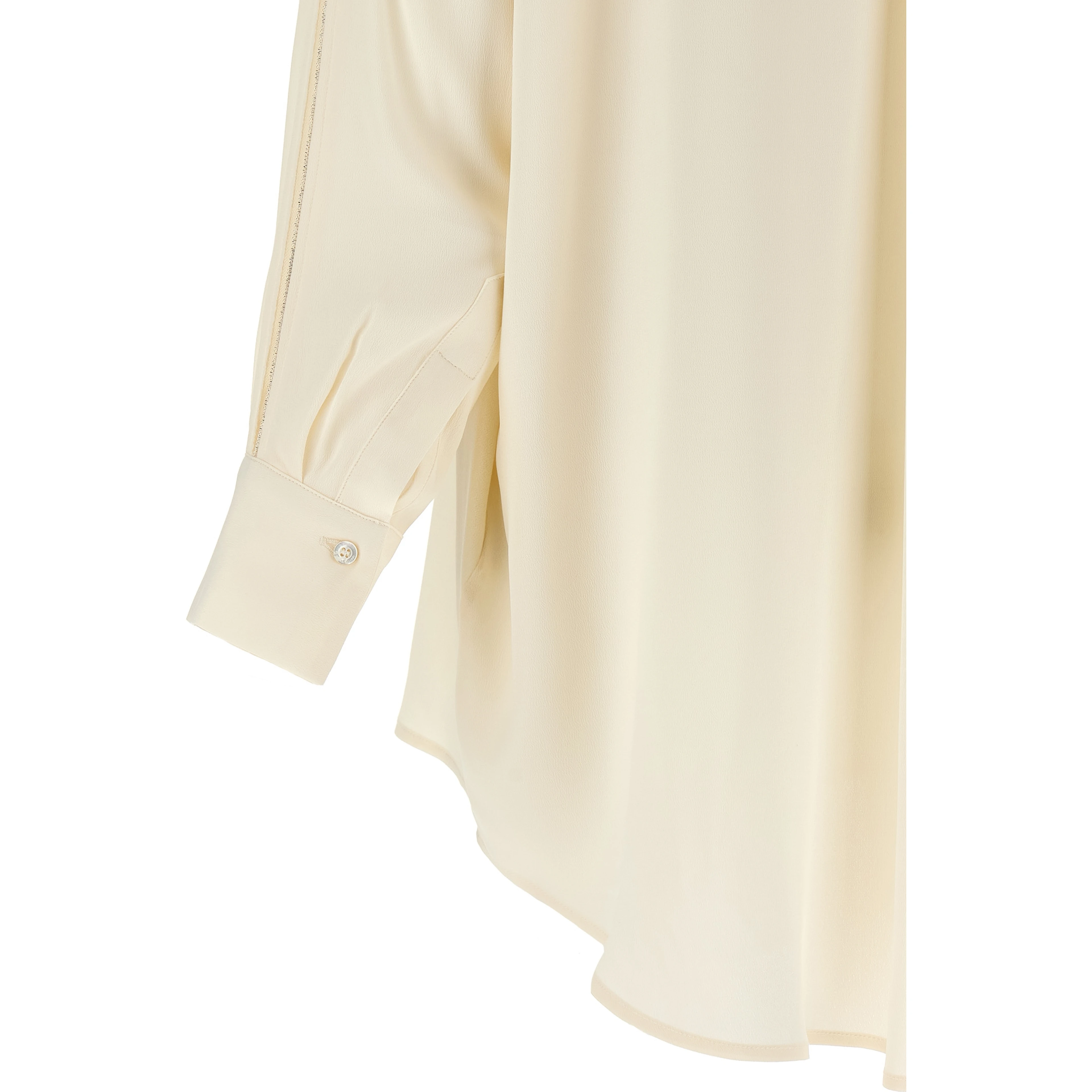 Beige Acetate Blouse