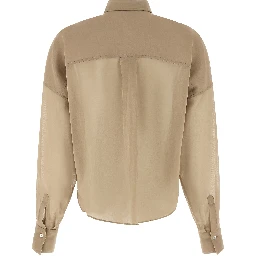 Beige Cotton Blouse