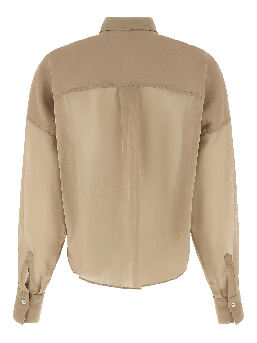 Beige Cotton Blouse